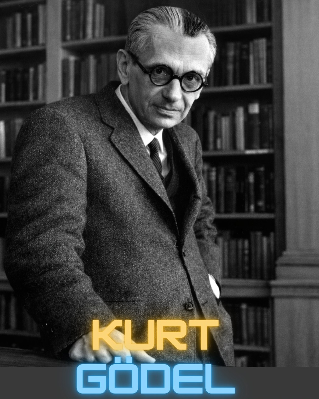 Kurt Gödel: O Gênio que Provou os Limites da Matemática e da Lógica
Foi um dos mais importantes lógicos e matemáticos do século XX, conhecido principalmente por revolucionar os fundamentos da matemática e da lógica formal.
🚀🌐 Link do site:
https://chronologicamente.com/kurt-godel-o-genio-que-provou-os-limites-da-matematica-e-da-logica/
🎥 Documentário Kurt Gödel:
https://youtu.be/USWcT8qMxx8
#KurtGodel #TeoremasDaIncompletude #LogicaMatematica #FundamentosDaMatematica #HistoriaDaMatematica #GrandesMatematicos #FilosofiaDaMatematica #MatematicaModerna #CienciaELogica #GenioDaMatematica #DescobertasCientificas #LimitesDaMatematica #VerdadesNaoDemonstraveis #CienciaExplicada #MatematicaAlemDosNumeros #MatematicaParaCuriosos #CienciaParaIniciantes #EducacaoCientifica #EstudantesDeMatematica #CuriosidadesCientificas #AprendaMatematica #DescubraAHistoria #VideosEducativos #ConhecimentoQueInspira #ConteudoHistorico #HistoriaDaCiencia #CienciaModerna #MentesBrilhantes #CurtaECompartilhe #Chronologicamente