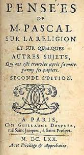 Pensées (Pensamentos) -Blaise Pascal
