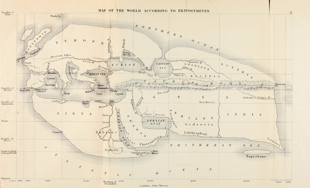 Mapa Mundi Erastóstenes de Cirene